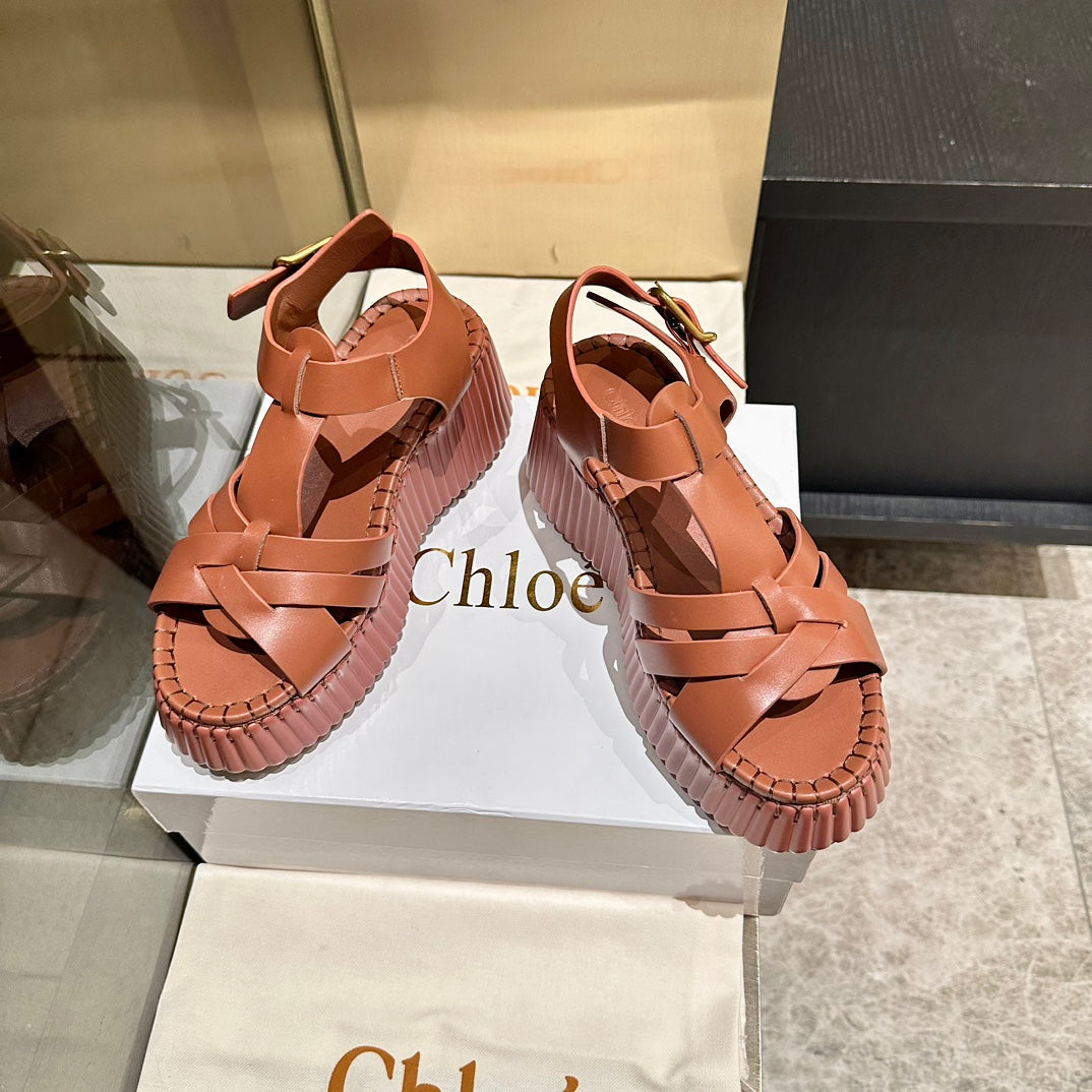 Chloe Wedge Sandals