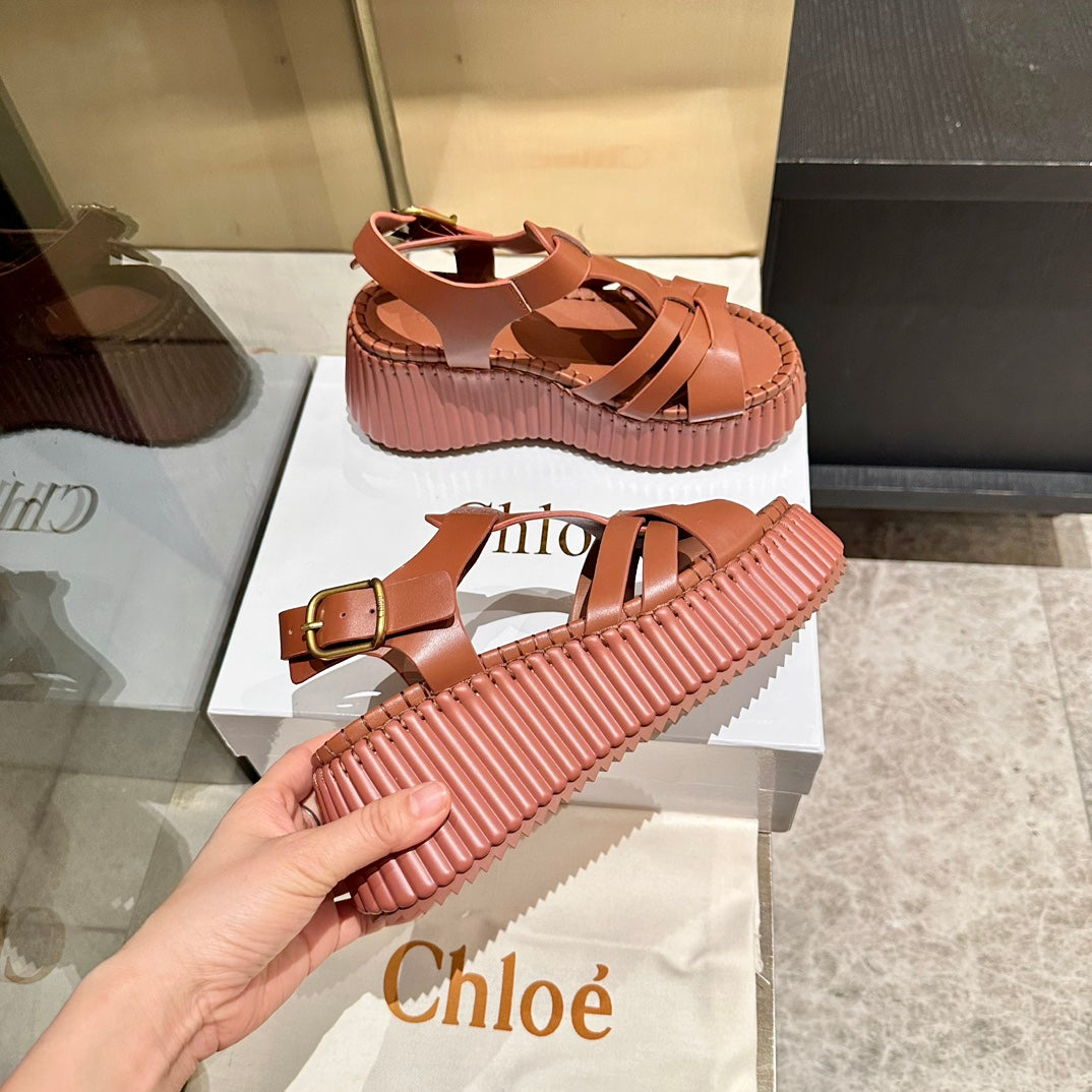 Chloe Wedge Sandals