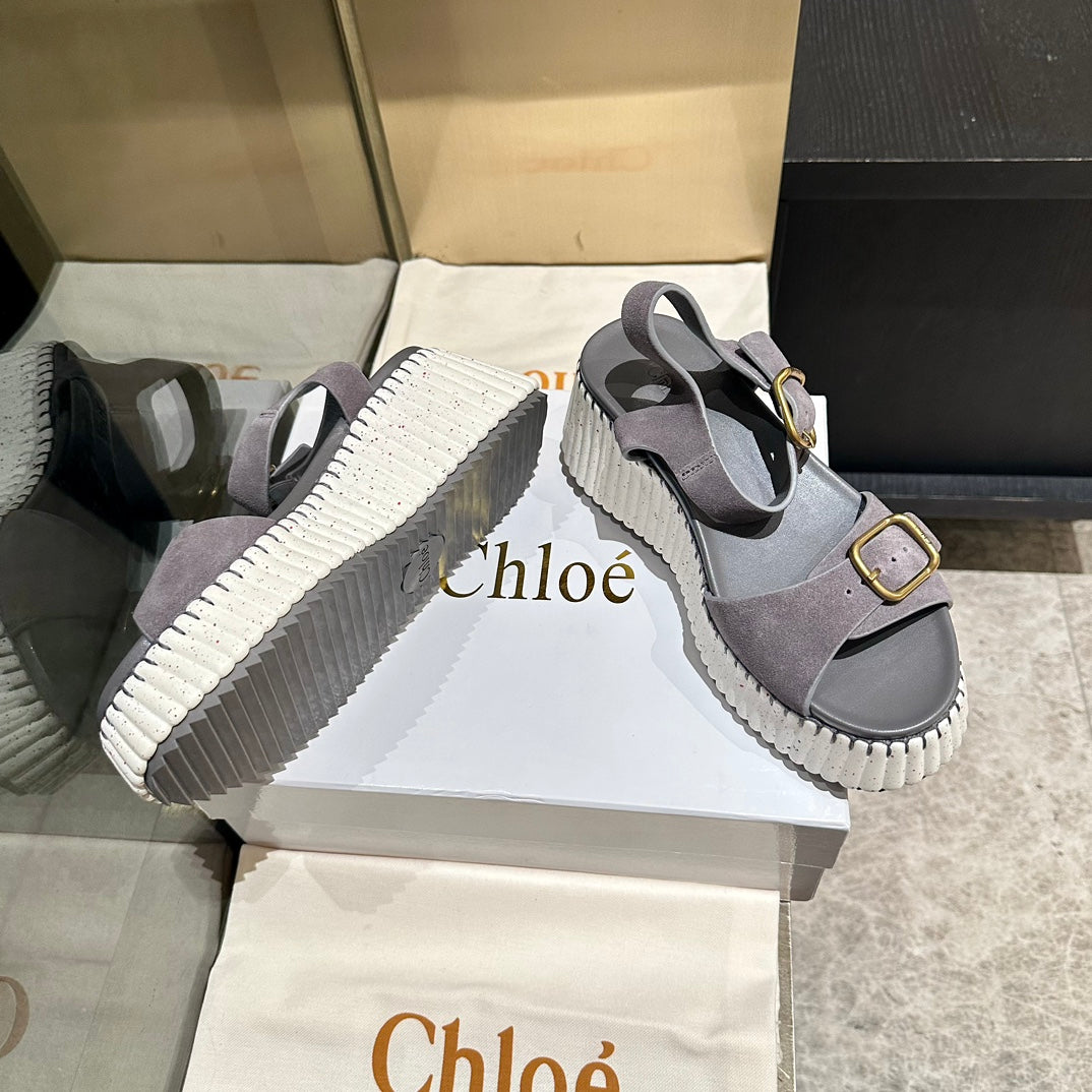 Chloe Wedge Sandals