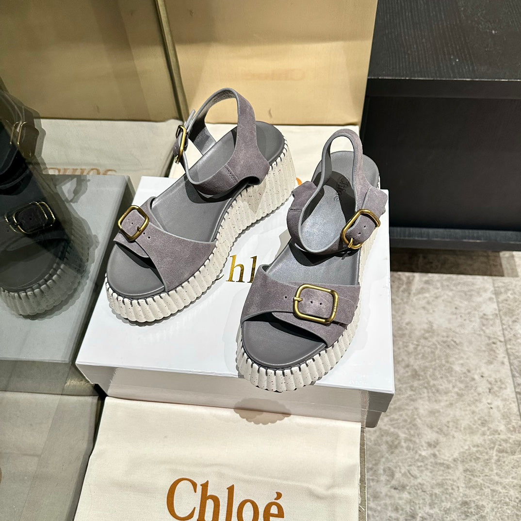 Chloe Wedge Sandals