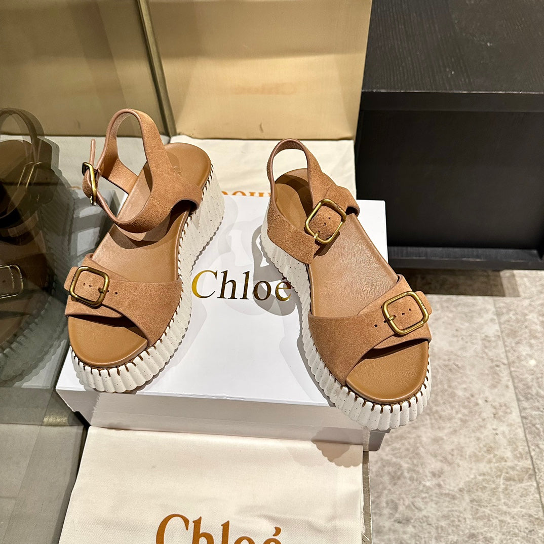 Chloe Wedge Sandals
