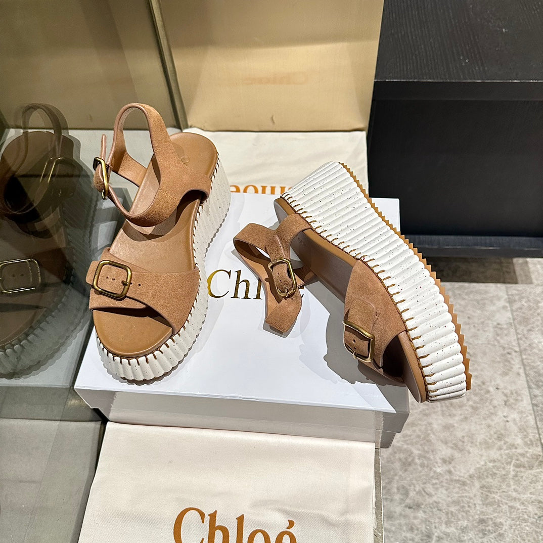 Chloe Wedge Sandals