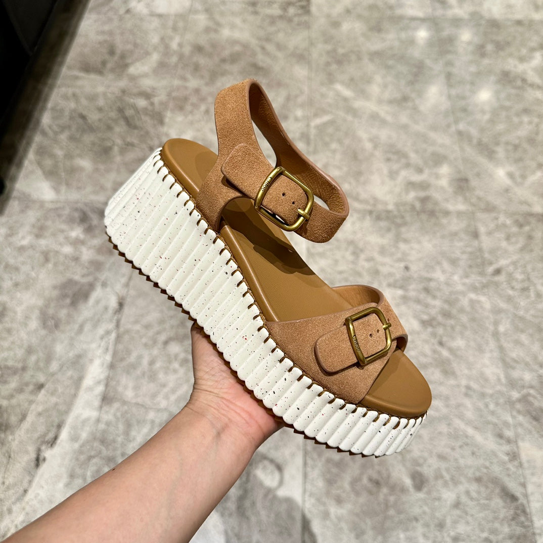 Chloe Wedge Sandals