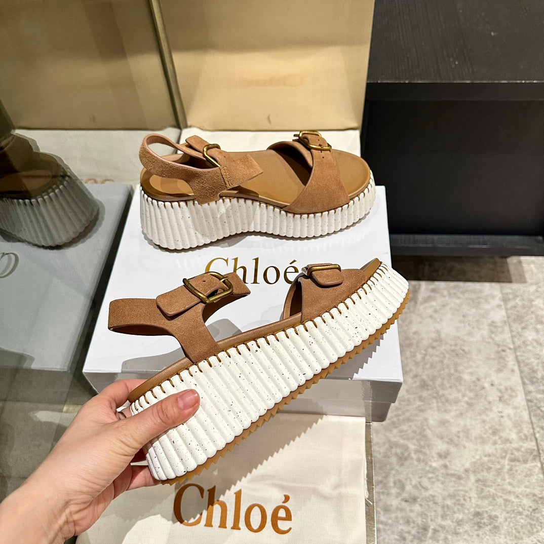 Chloe Wedge Sandals
