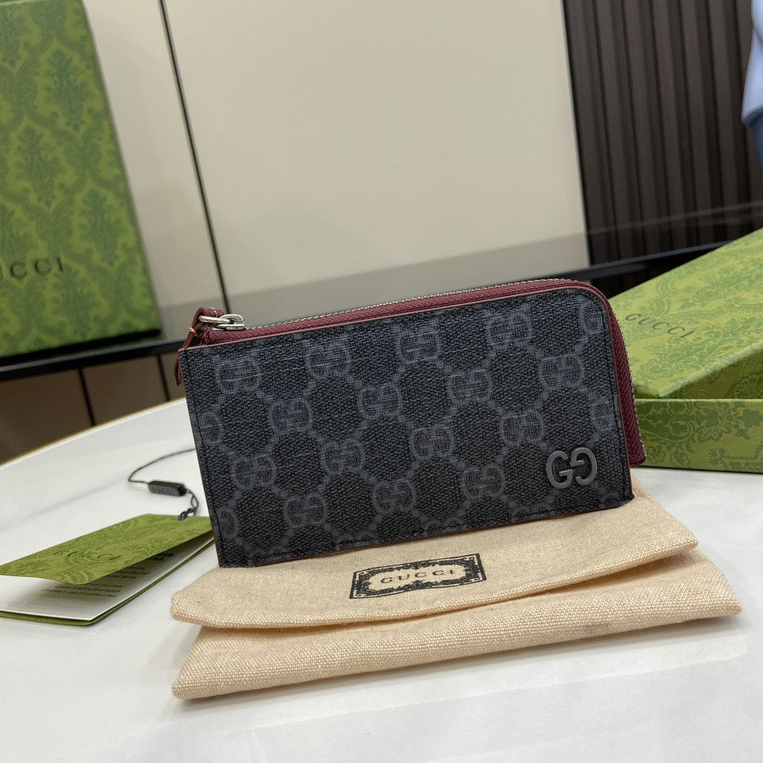 Gucci GG zip card case