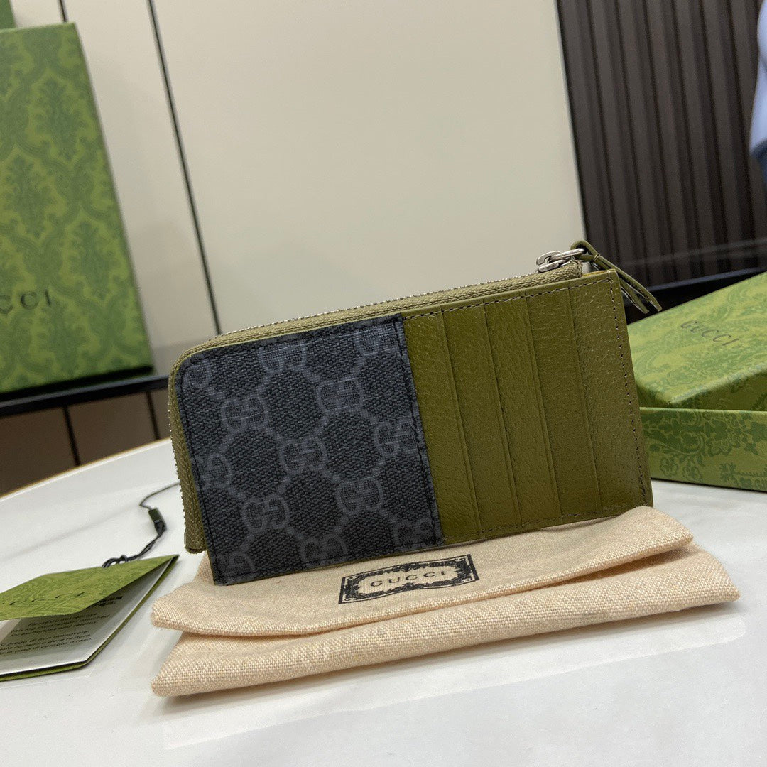 Gucci GG zip card case