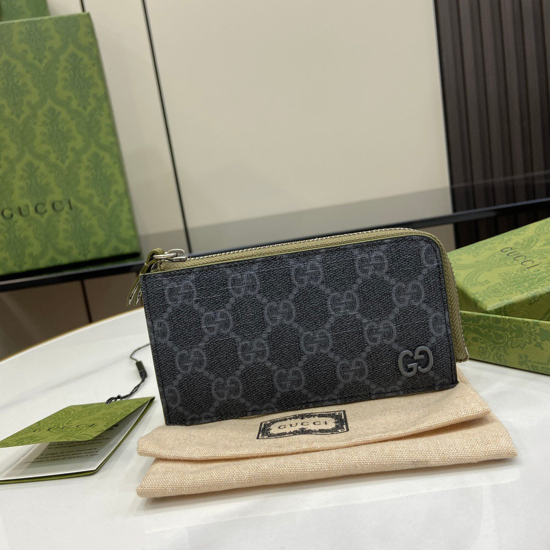 Gucci GG zip card case