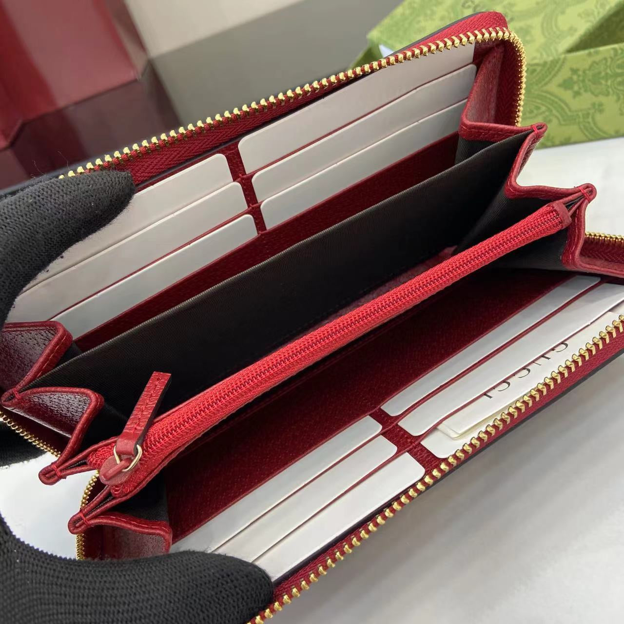 Gucci x Doraemon Zip around wallet