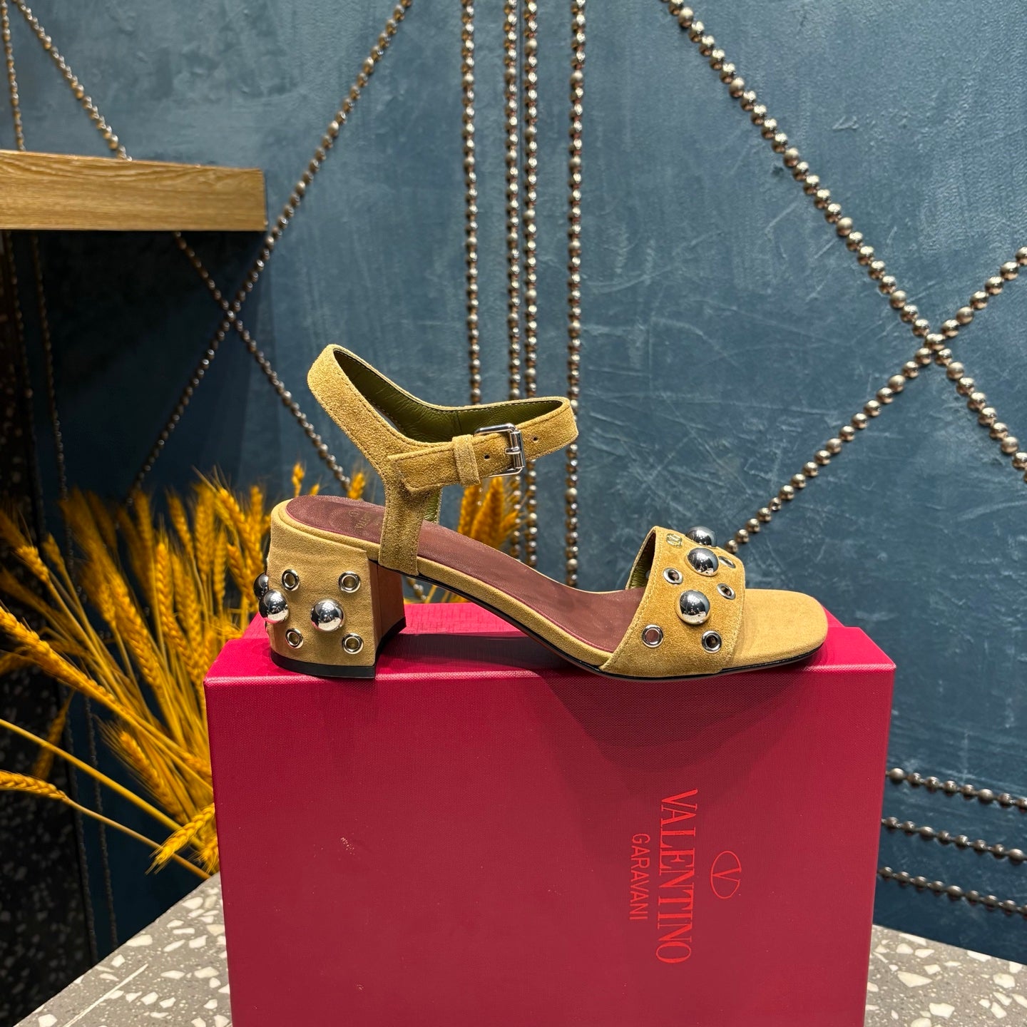Valentino Suede heels sandals