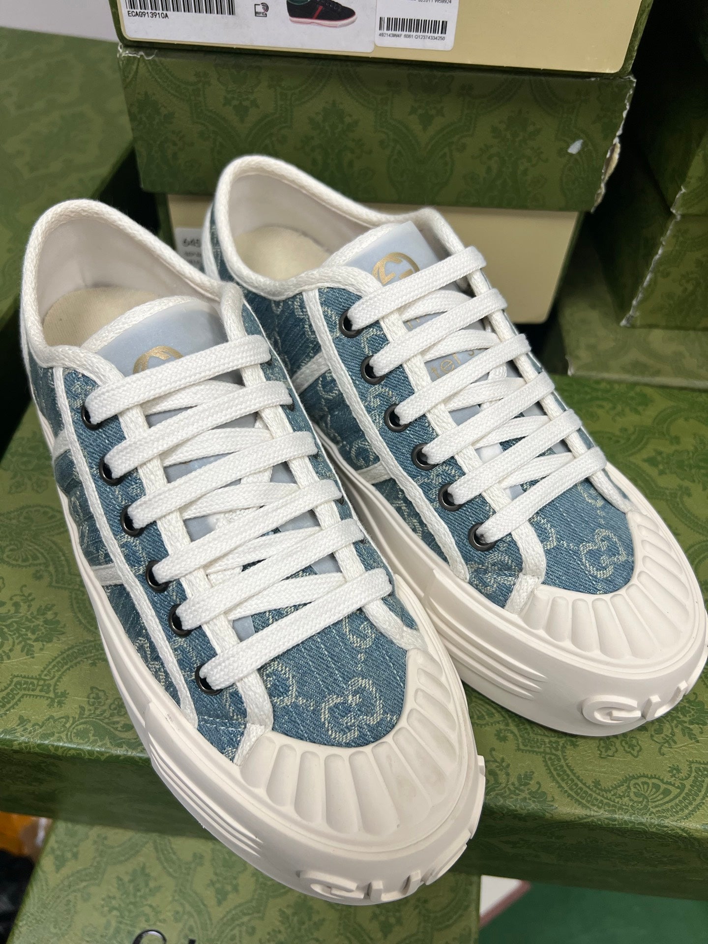 Gucci Denim Sneakers