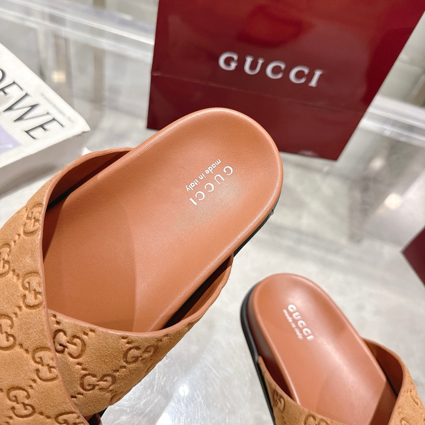 Gucci Suede Slippers