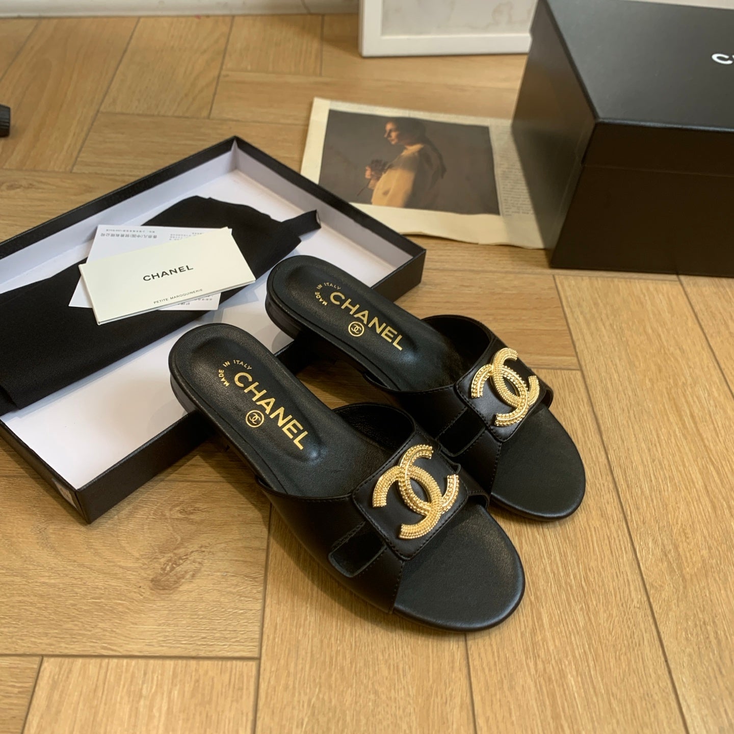 Chanel Slides