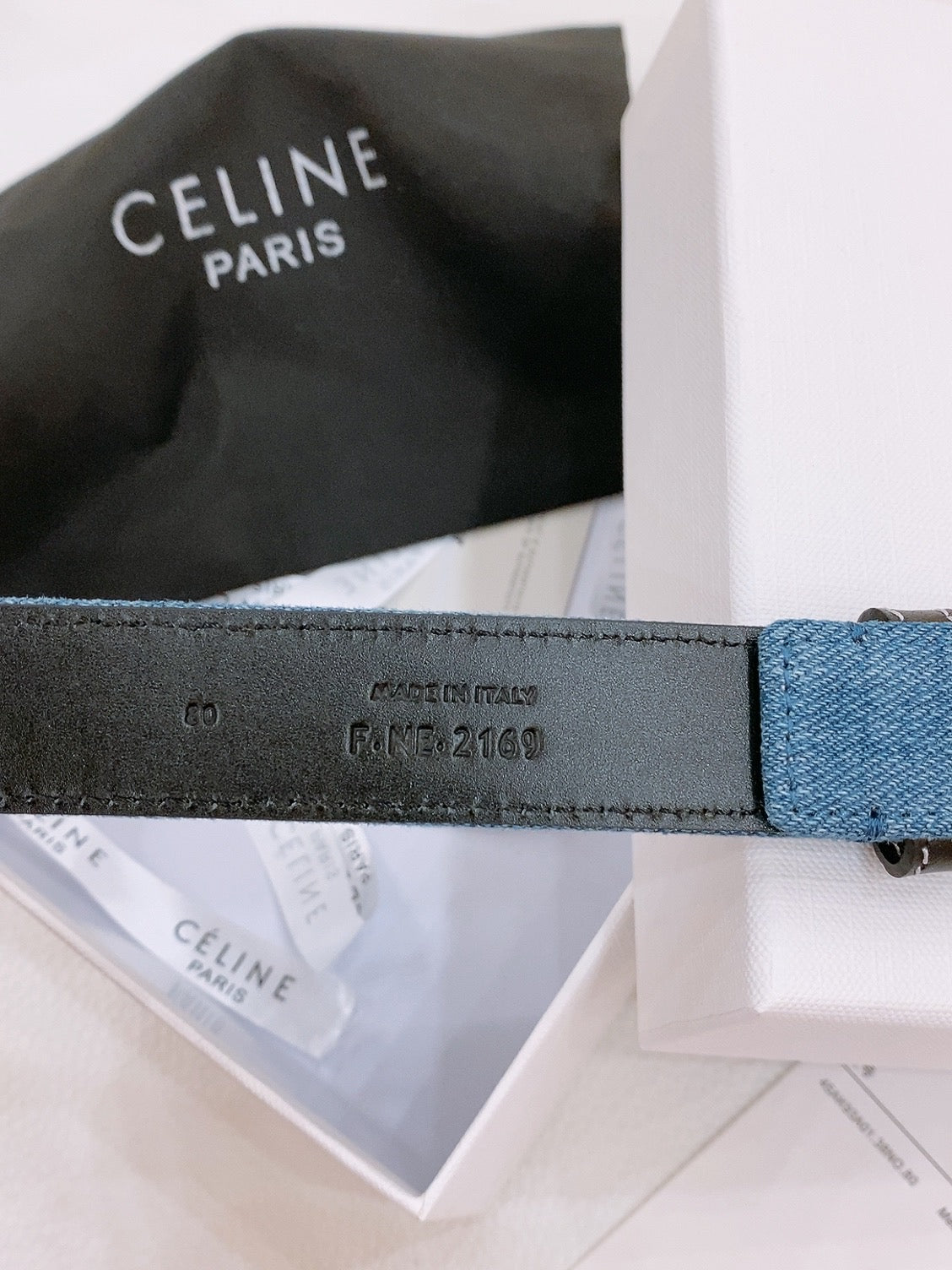 Celine Denim Belt