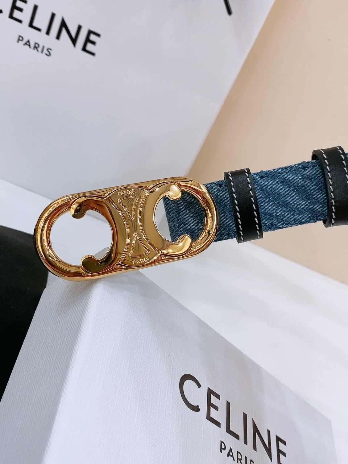 Celine Denim Belt