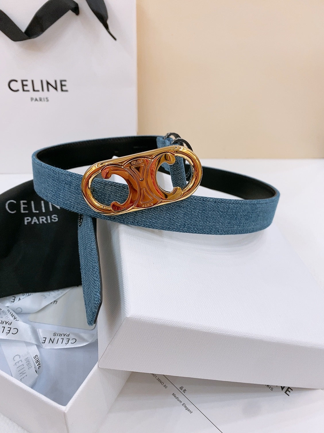 Celine Denim Belt