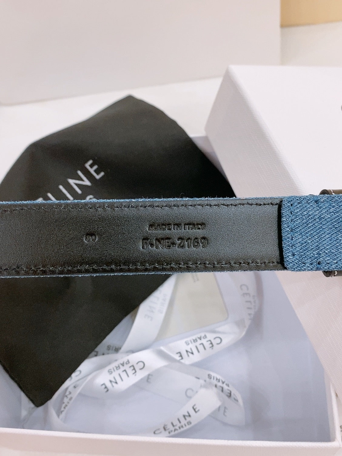 Celine Denim Belt