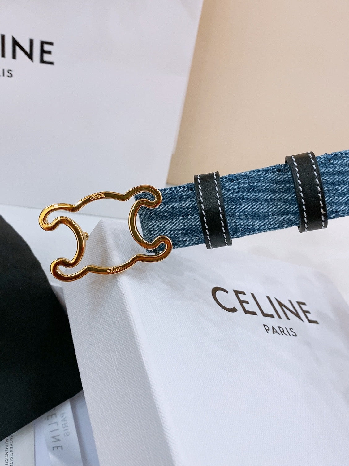 Celine Denim Belt