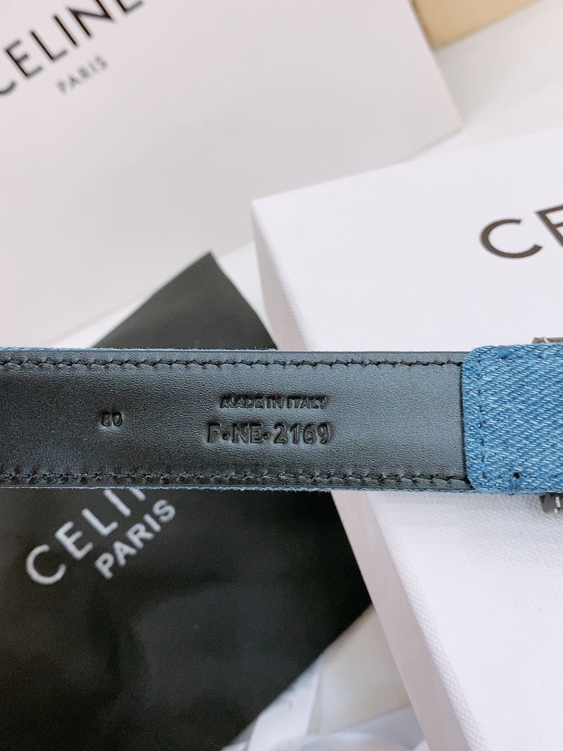 Celine Denim Belt