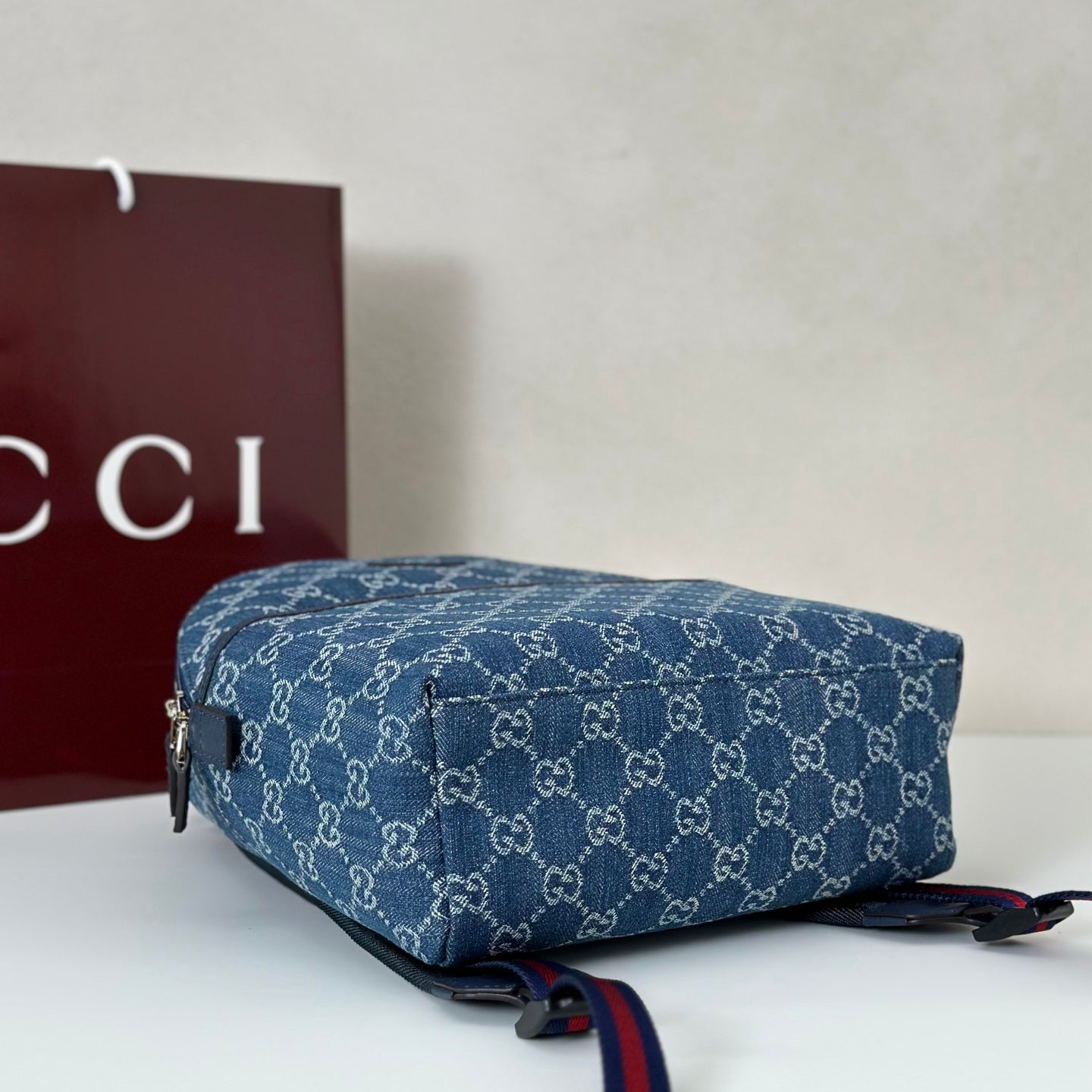 Gucci Denim Children's GG backpack