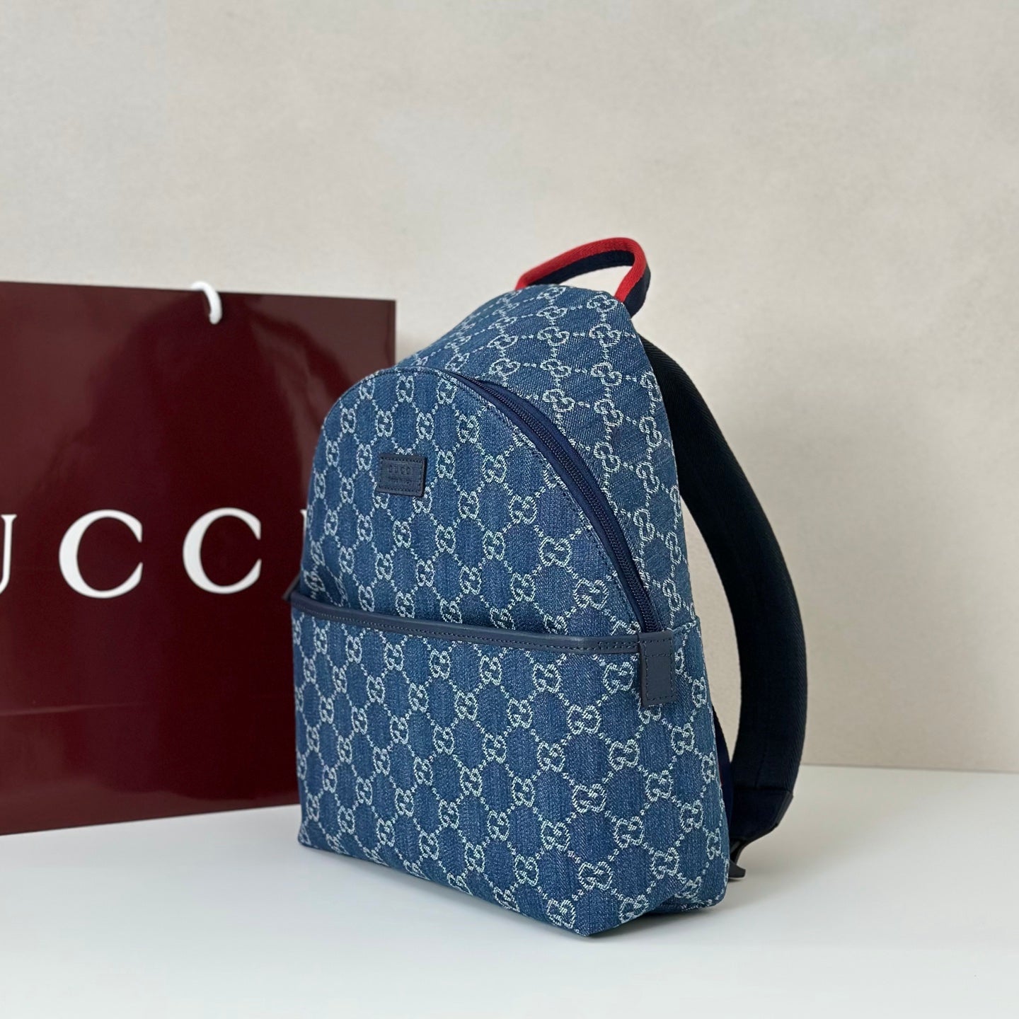 Gucci Denim Children's GG backpack