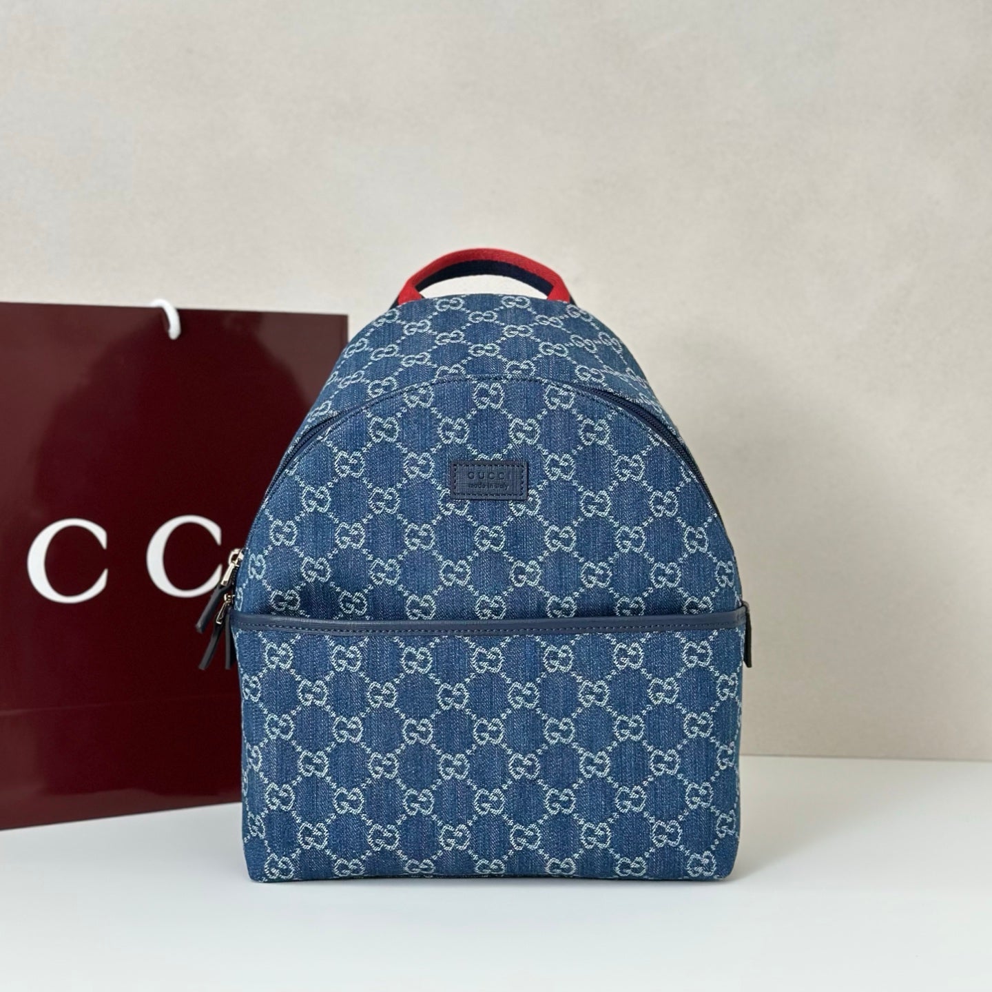 Gucci Denim Children's GG backpack