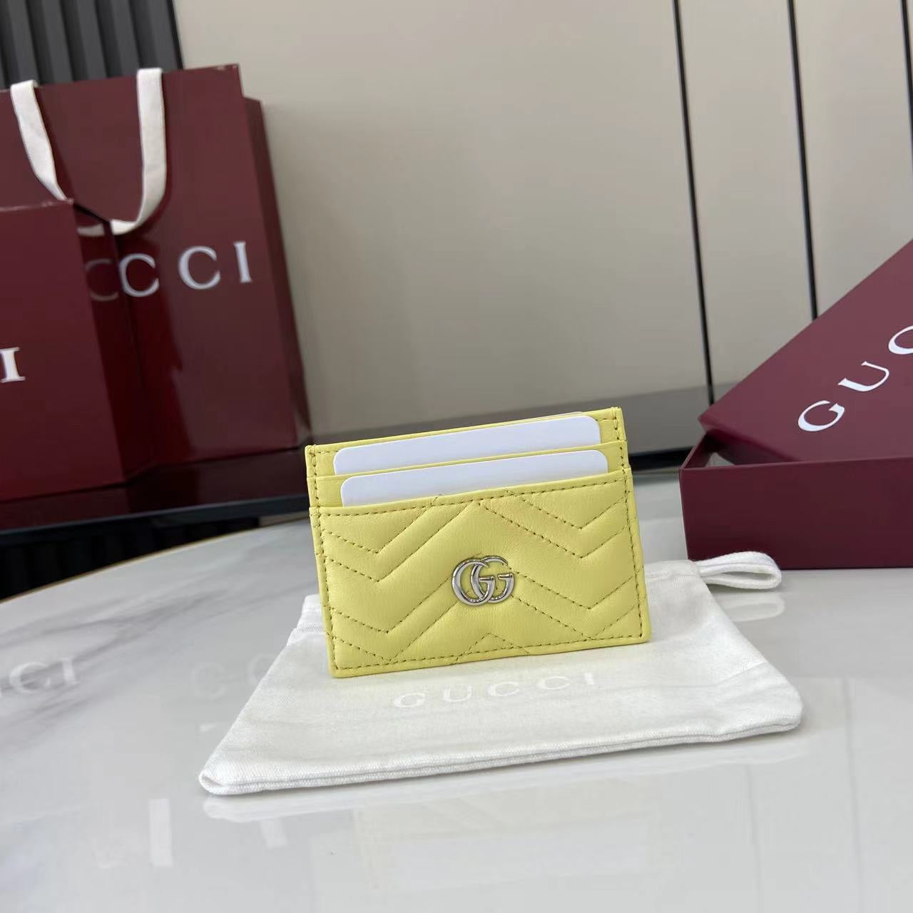 Gucci Marmont Card Case Wallet