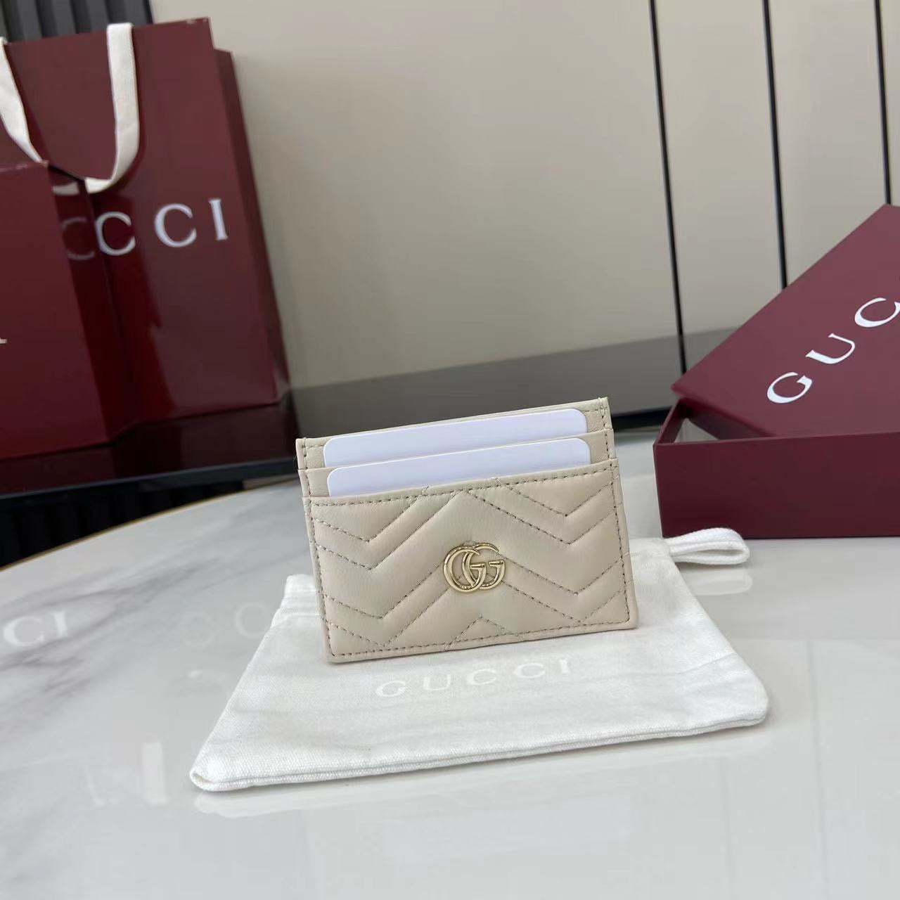 Gucci Marmont Card Case Wallet