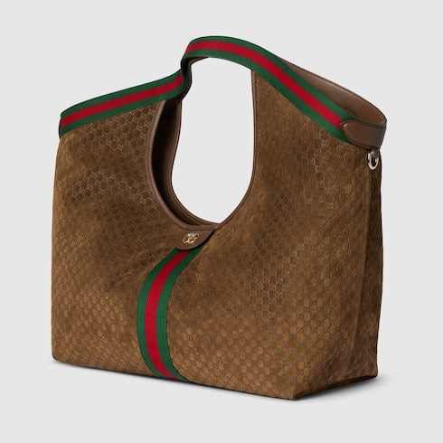Gucci Large Giglio bag in suede