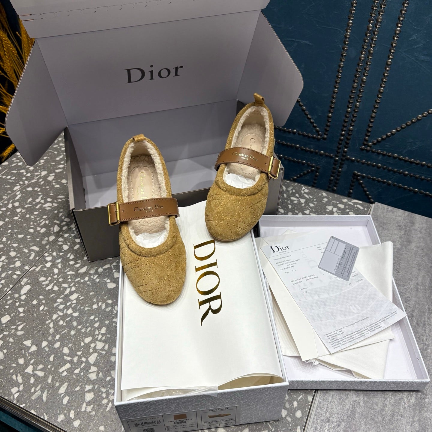 DiorAlps Dior Frost Ballet Flat