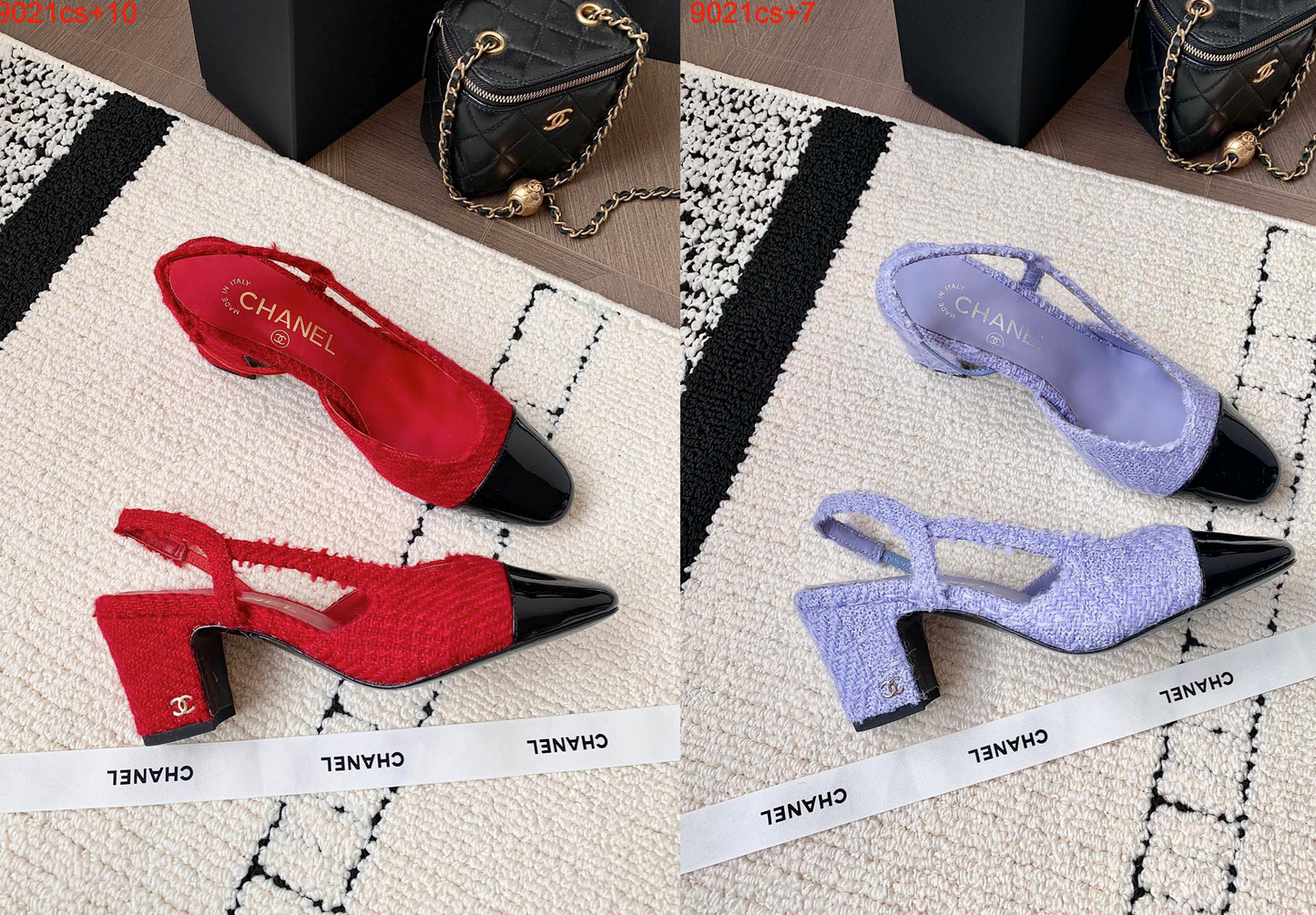 Chanel Tweed Heels