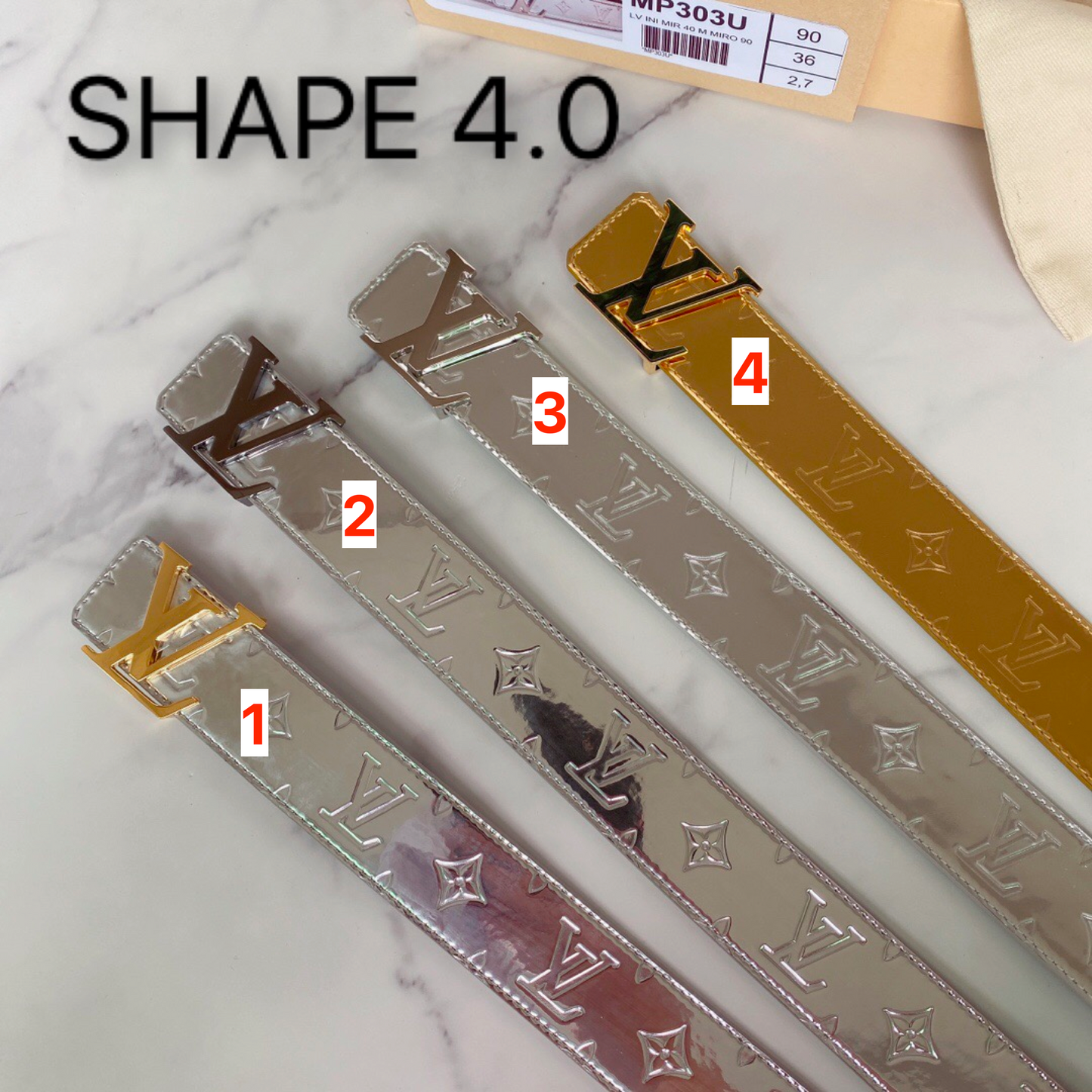 Louis Vuitton Vernis Belt