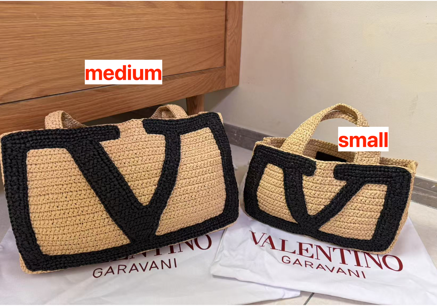 Valentino Garavani Straw Tote Shopper bag