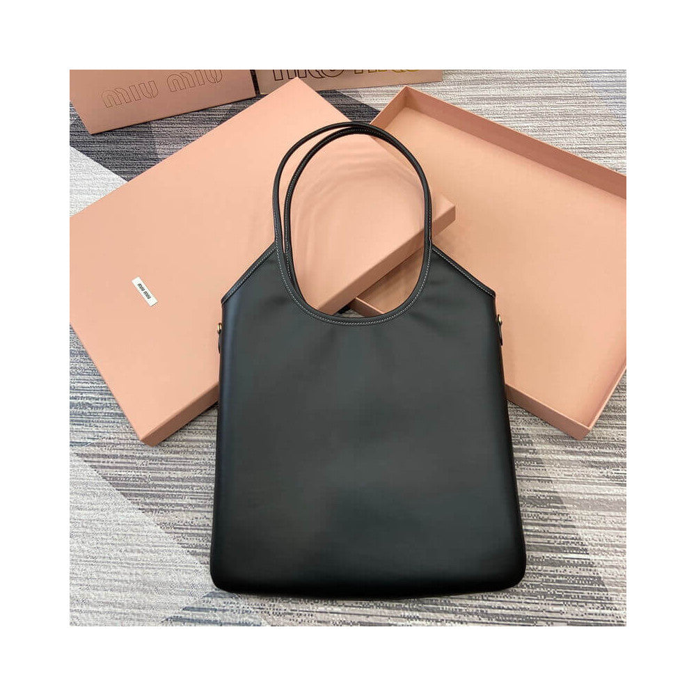 Miu Miu Ivy Leather Tote Bag
