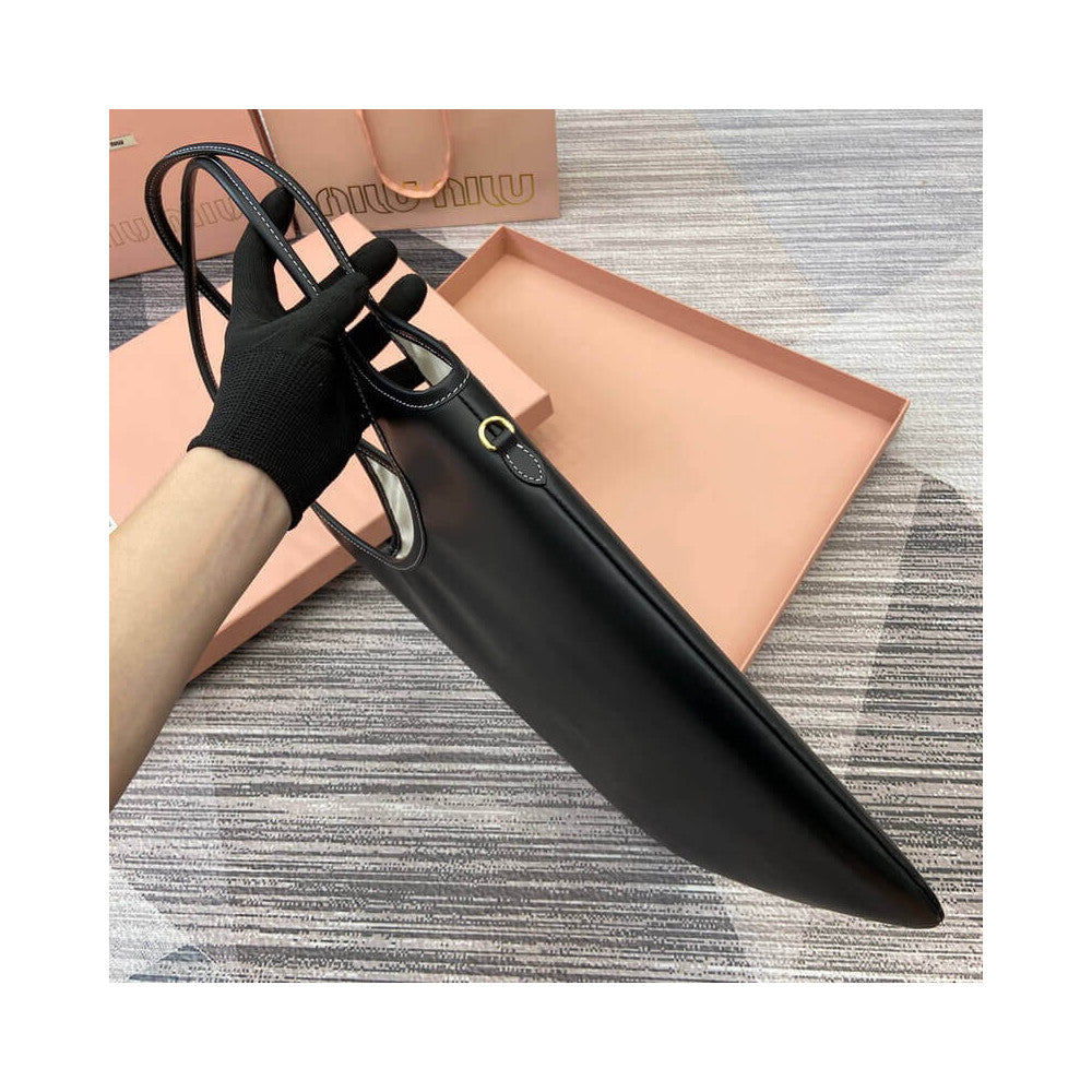 Miu Miu Ivy Leather Tote Bag