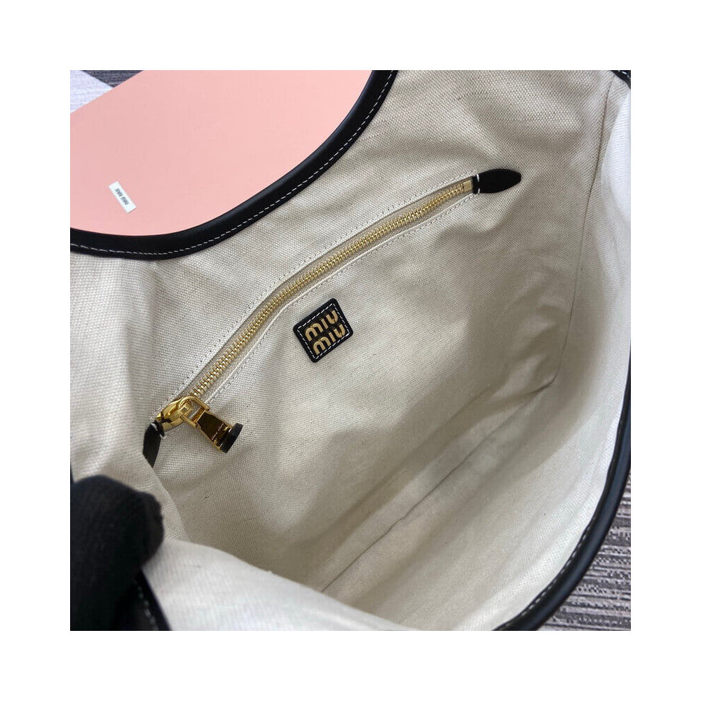 Miu Miu Ivy Leather Tote Bag