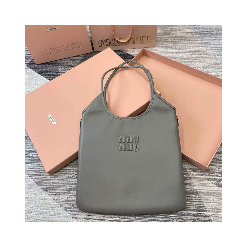 Miu Miu Ivy Leather Tote Bag