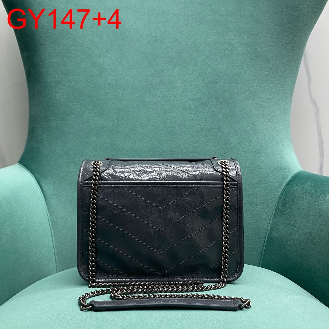 YSL Baby Niki in vintage leather
