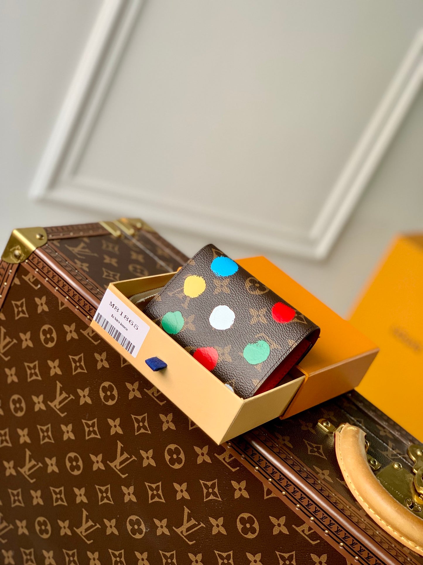 Louis Vuitton Victorine Wallet x YK Dots edition