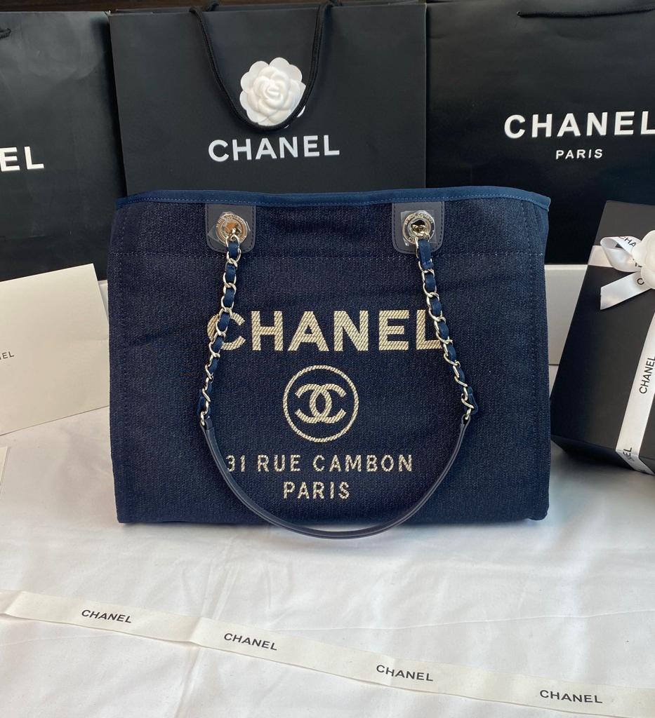 Chanel Deauville Shopping Tote Bag