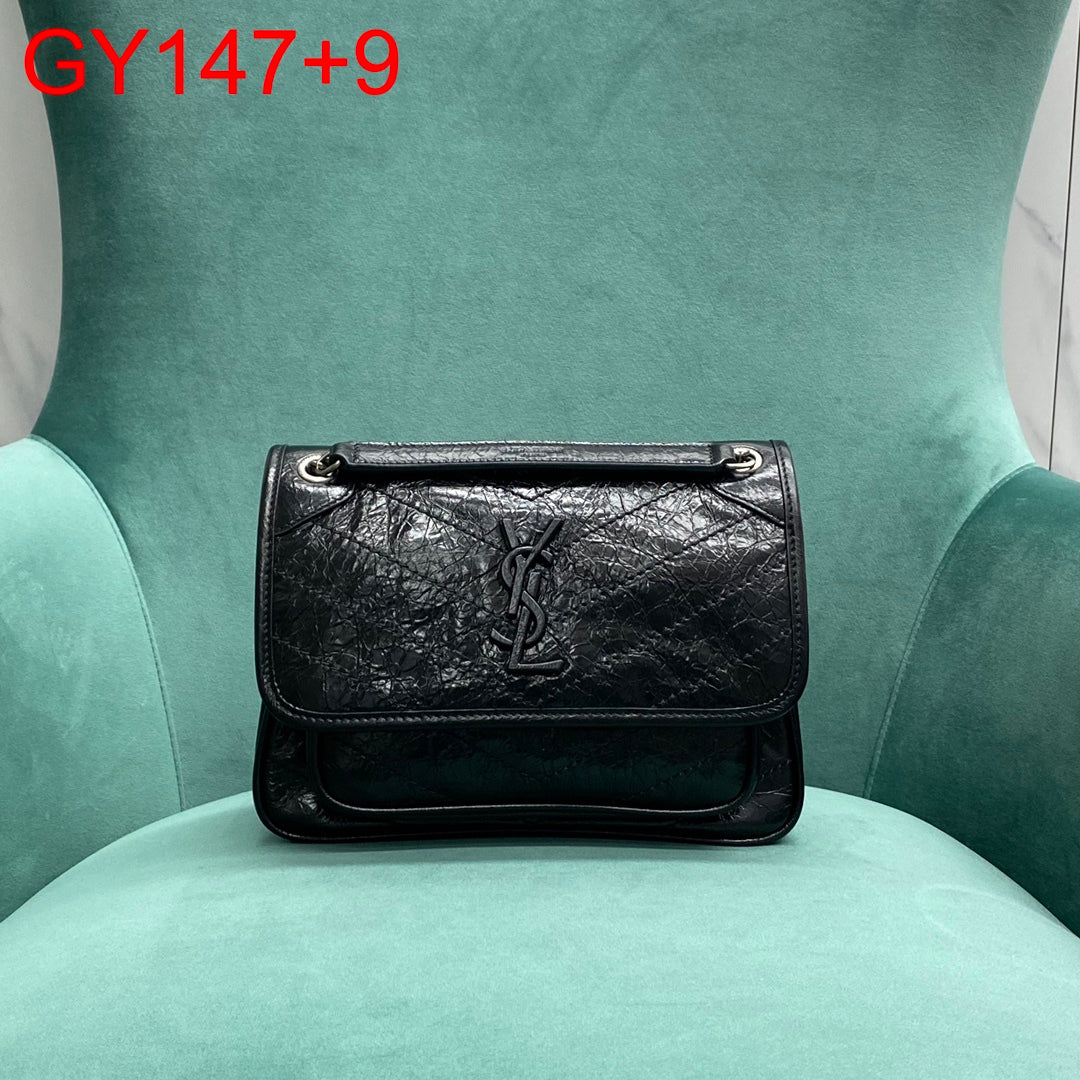 YSL Baby Niki in vintage leather
