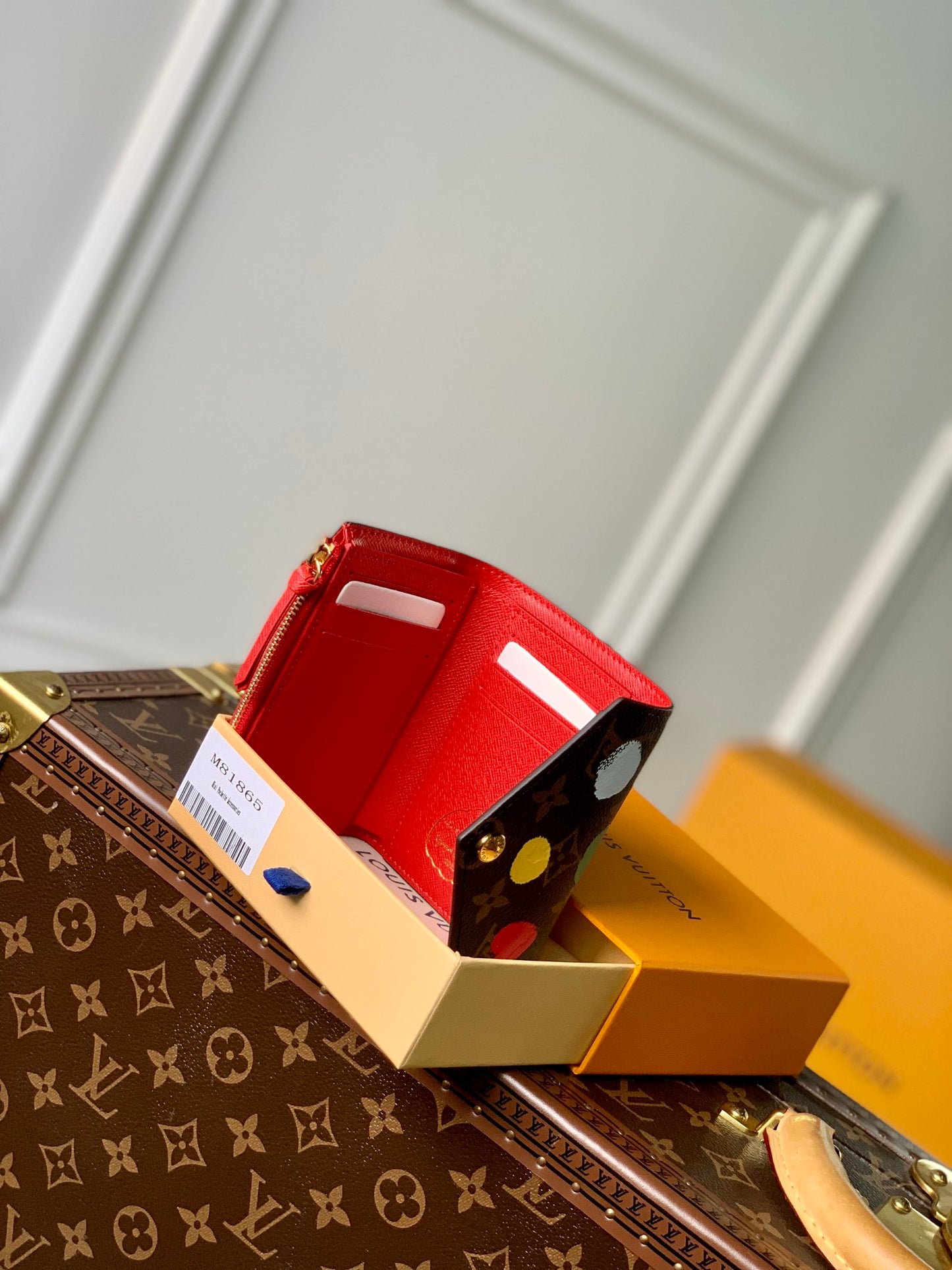 Louis Vuitton Victorine Wallet x YK Dots edition