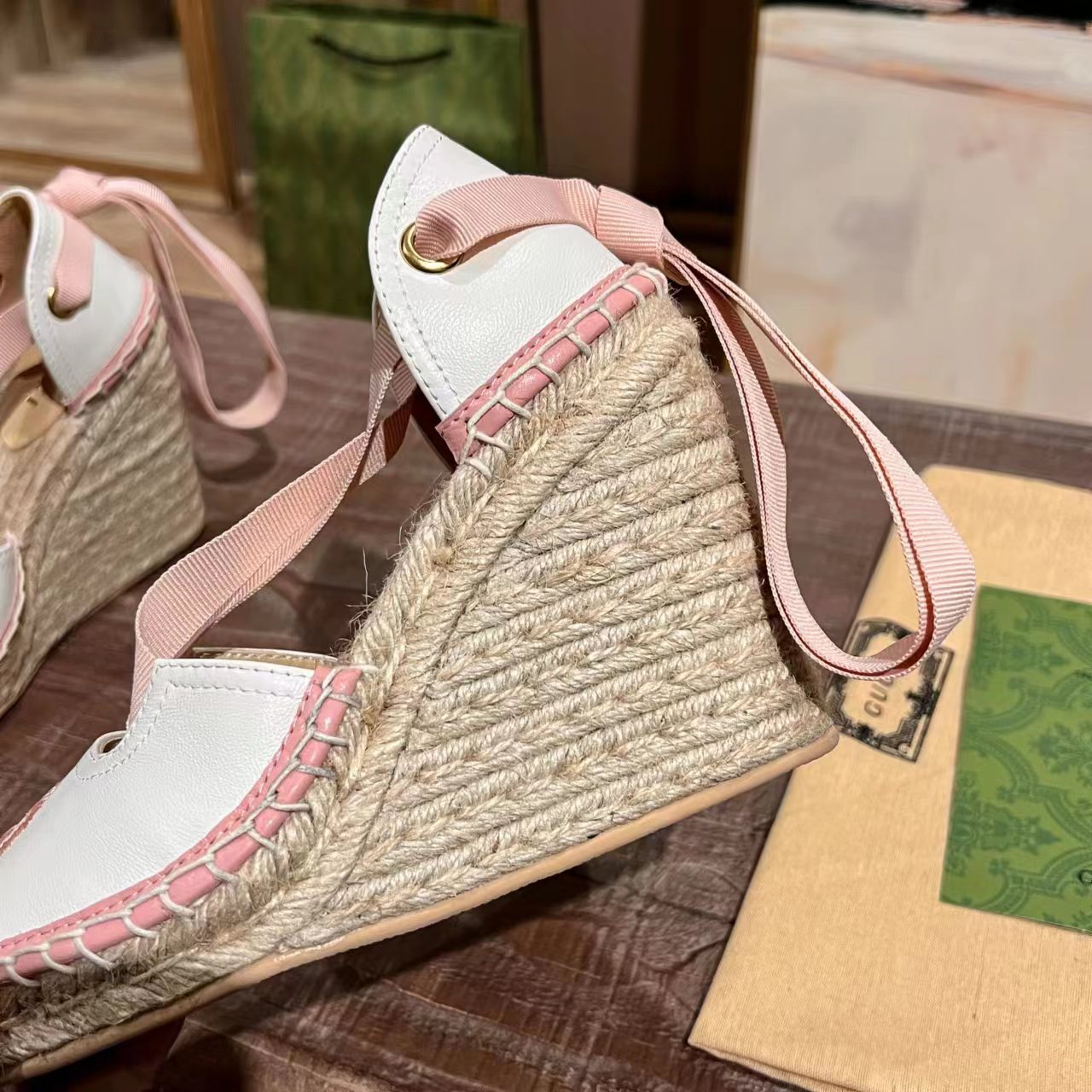 Gucci Wedge Platform Sandal