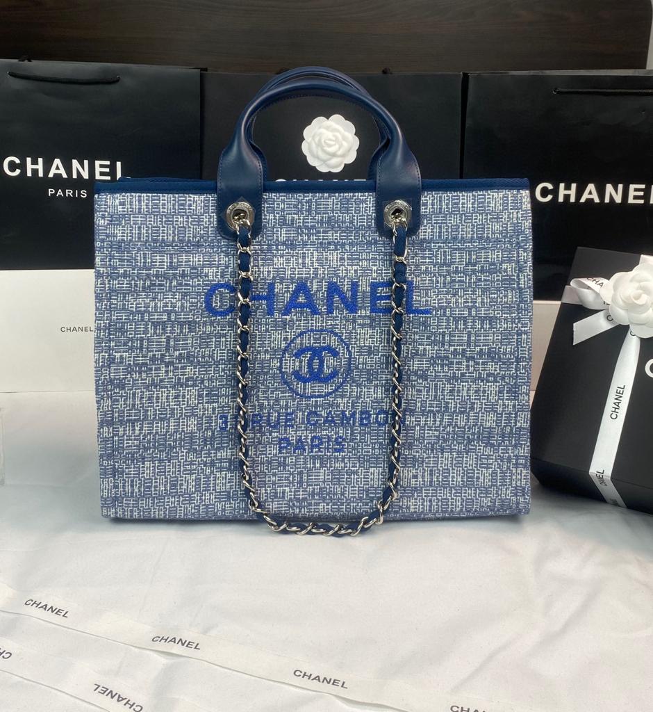 Chanel Deauville Shopping Tote Bag