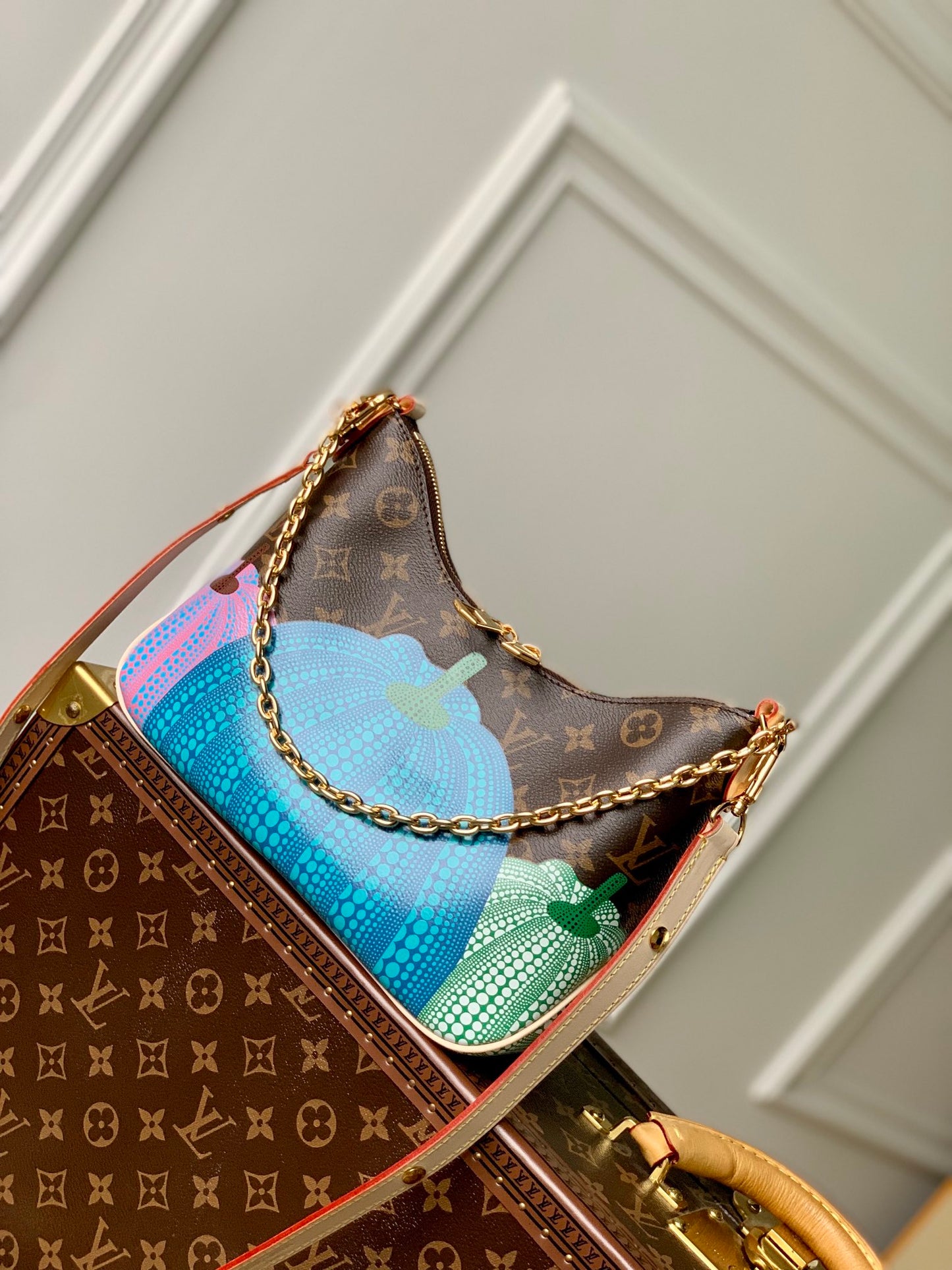 Louis Vuitton Boulogne x YK Pumpkin edition