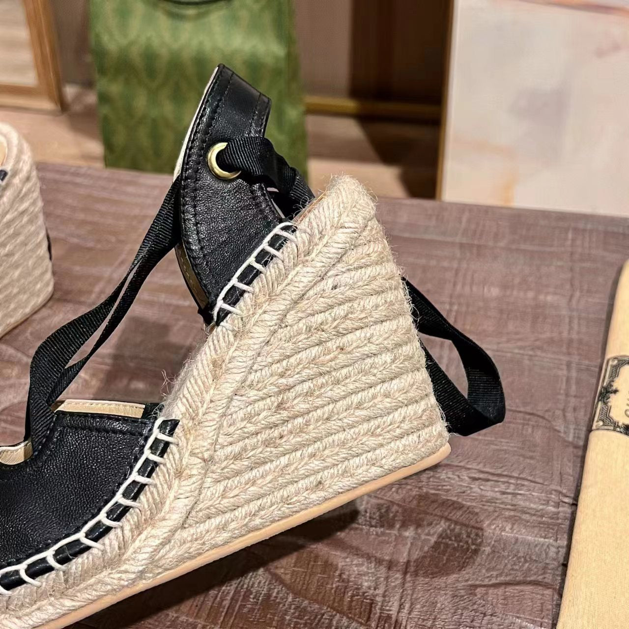 Gucci Wedge Platform Sandal