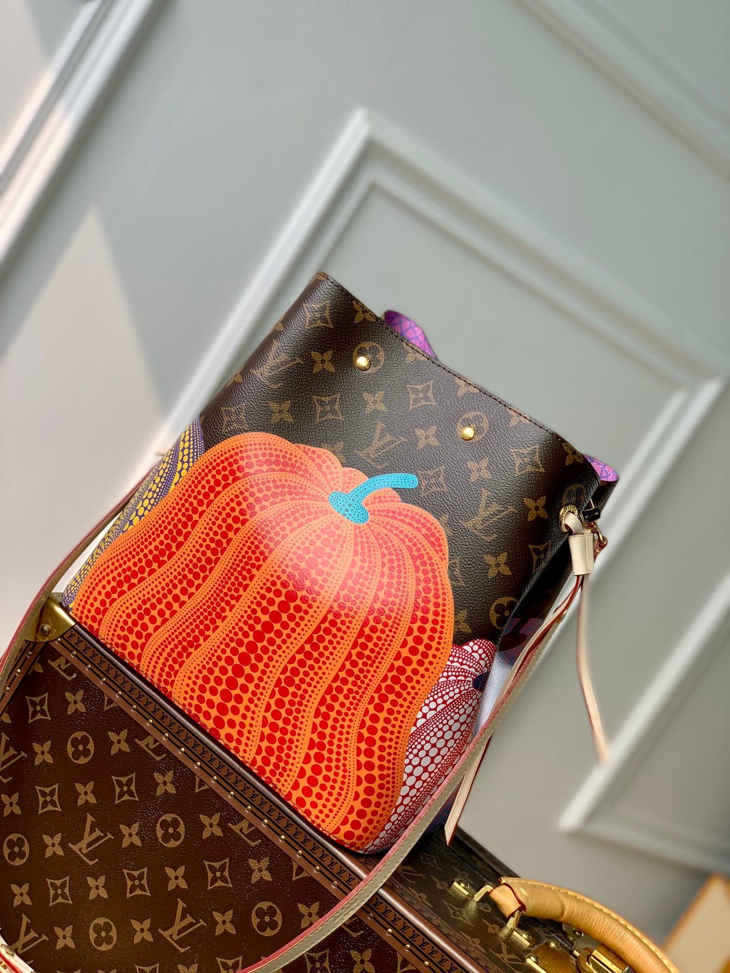 Louis Vuitton Néonoé MM x YK Pumpkin edition
