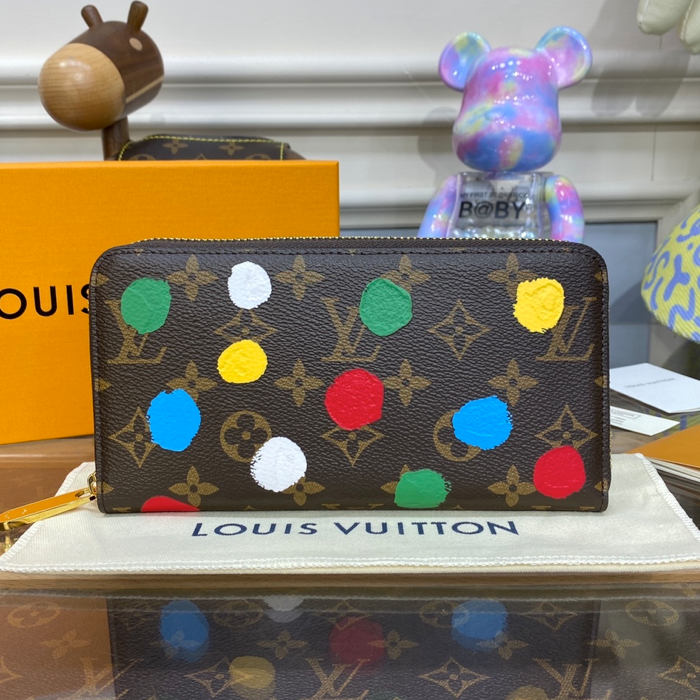 Louis Vuitton Zippy Wallet x YK Dots edition