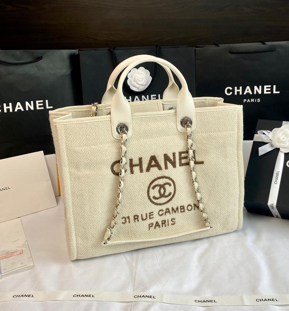Chanel Deauville Shopping Tote Bag