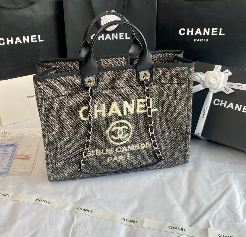 Chanel Deauville Shopping Tote Bag
