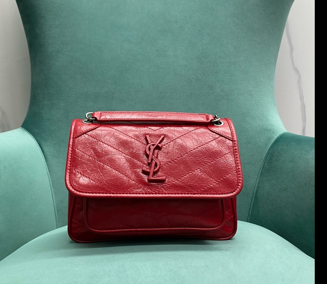 YSL Baby Niki in vintage leather
